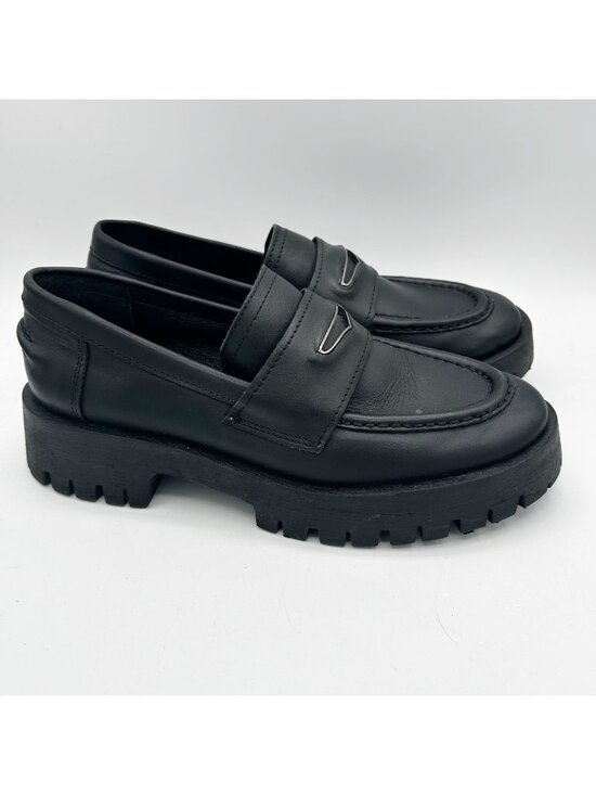 Steve Madden Shoes - Steve‎ Madden Women's Lawrence Chunky Leather Loafers Size 7